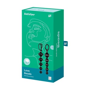 Koraliki analne - Satisfyer Love Beads Black